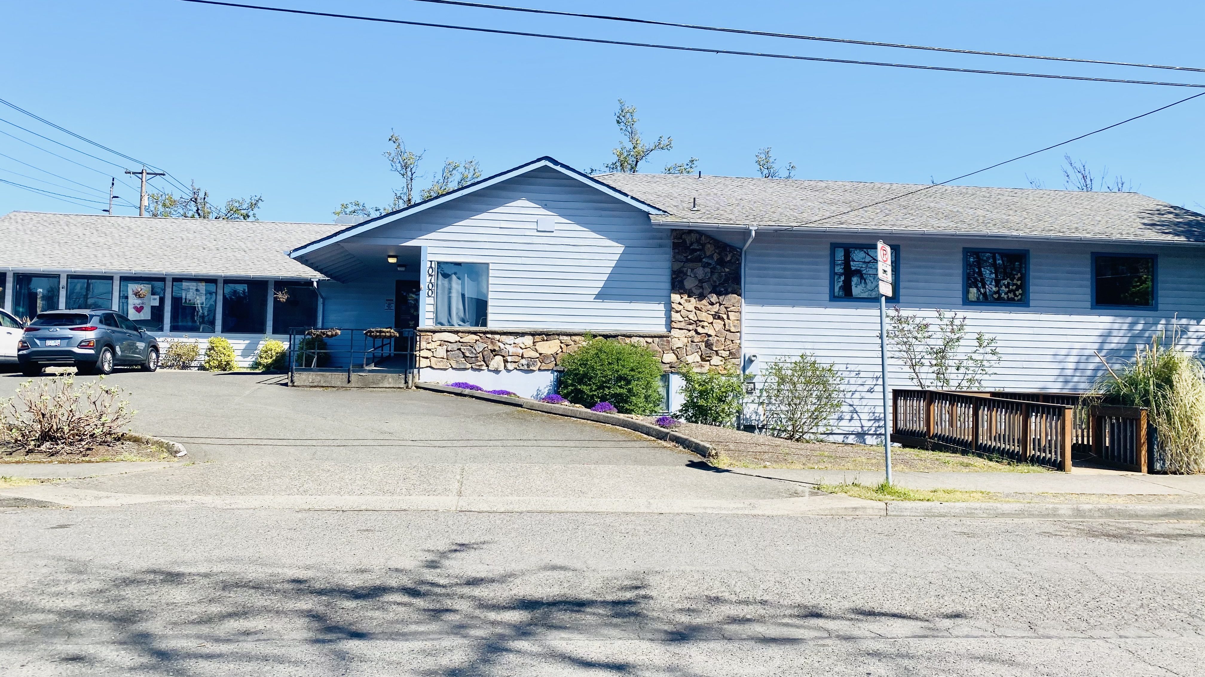 Exterior of the PASS building in Portland.